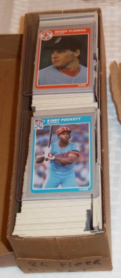 1985 Fleer Baseball Complete Card Set Clemens Puckett Rookies RC