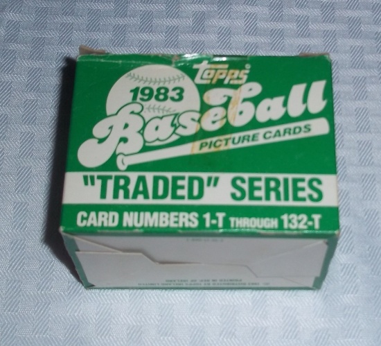 1983 Topps Traded Baseball Card Set Factory