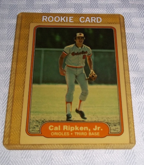 1982 Fleer Baseball #176 Cal Ripken Jr Rookies Card Orioles RC HOF