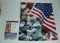 Autographed 8x10 Photo JSA COA George Teague Cowboys NFL Football American Flag