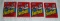 (4) 1982 Topps NFL Football Unopened Sealed Wax Packs Possible GEM MINT Stars RC HOFers