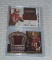 Two 2012 RG3 Robert Griffin III Jersey Insert Rookie Cards Redskins #/d