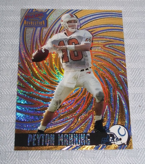 1998 Pacific Revolution NFL Football #58 Peyton Manning Rookie Card RC