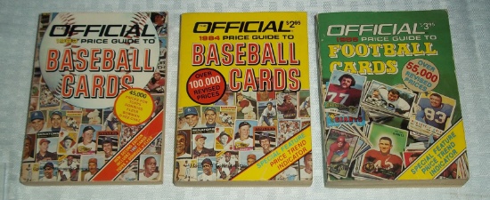 1983 1984 1985 Baseball & Football Card Price Guides Hours Of Smiles Laughs At 1980s Values