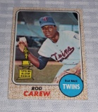 1968 Topps Baseball Card #80 Rod Carew Twins HOF 2nd Year