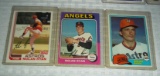 1975 1981 1982 Topps Baseball Cards Nolan Ryan Angels HOF