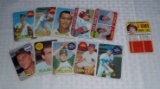 1969 Topps 11 Card Lot w/ Mickey Mantle Checklist Yankees Don Sutton Dodgers HOF