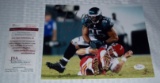 Autographed 8x10 Photo Eagles JSA COA Mychal Kendricks NFL Football