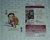 Autographed Playing K-Card Cardinals HOF NFL JSA COA Charley Trippi