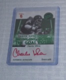 2008 Press Pass Emerald Charles White Autographed Insert 25/50 Rare USC Southern Cal