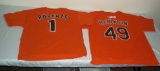 2 Baltimore Orioles Baseball Jersey Shirts SGA Larger Adult Sizes MLB