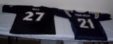 2 NFL Football Jerseys LaDanian Tomlinson & Ray Rice Chargers Ravens Adult