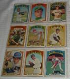 1972 Topps Baseball 18 Card Lot All High Numbers Scare Nice Book Value Rare