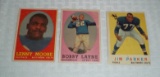 1958 Topps NFL Football Bobby Layne & Lenny Moore w/ 1959 Jim Parker Colts