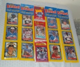4 Donruss 1988 Baseball Rack Packs Sealed On Card w/ 1 Score