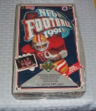 1991 Upper Deck NFL Football Complete Wax Box 36 Opened Packs Possible GEM MINT Rookies Stars HOFers