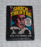 Vintage Non Sport Unopened Topps Wax Pack 1976 Shock Theatre Rare Sealed