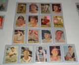17 Different 1957 Topps Baseball Cards Nice Overall Conditions High BV $$