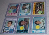 1972 Topps NFL Football Star Cards Lot Namath Riggins RC Sayers Staubach Alzado Hendricks