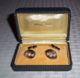 Mikimoto Pearls Cufflinks Pair w/ Box Rare Japan Unused?