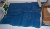 Very Rare Original House Blue Prints 5 Pages 1919 Sears Craftsman Style Design Frame These Up