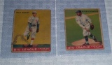 Two Vintage 1933 Goudey Baseball Cards Bishop & Crowder