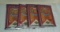 4 Unopened Wax Packs Sealed 1991-92 Upper Deck NBA Baseball