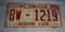 Late 1970s Florida Official State Issued Used Metal License Plate Sunshine