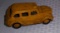 Vintage Cast Iron Yellow Taxi Cab Toy Age Unknown