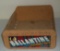 Vintage Ballantine Flame Seedless Grapes Wooden Fruit Tray Box Clean Label Rare Advertising 14x19''