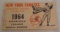 1964 NY Yankees Baseball Schedule Booklet Rare