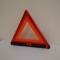 Sate-Lite 711 Red Orange Safety Triangle Folding Folds Up Sand Weighted USA