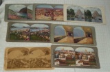 7 Antique Stereoviews Cards Scenes