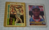 1984 Topps & Donruss Darryl Strawberry Rookie Cards Mets RC