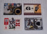 4 Steelers Game Used Jersey Inserts NFL Randle El Wheaton