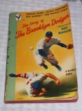 Vintage 1949 Paperback Baseball Book Story Of The Brooklyn Dodgers Pee Wee Reese Jackie Robinson