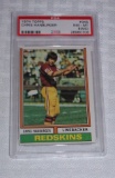 1974 Topps NFL Football Card #345 Chris Hanburger Redskins PSA 8 OC