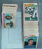 250+ 1977 Topps NFL Football Card Lot w/ Fleer Stars Checklist