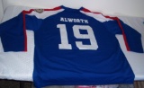 Lance Alworth Hall Of Fame Legends Stitched Football NFL Jersey Pro Bowl HOF XL Chargers Cowboys