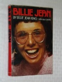 Sports Book Billie Jean King Tennis Hardback Book