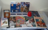 Starting Lineup Figure Lot w/ Magazines Sports Stained Glass Book More