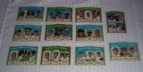 11 Different 1972 Topps Baseball Leaders Cards Near Sub Set 11/12 Stars HOFers