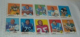 1969 Topps NFL Football 10 Card Lot Adderley Mackey