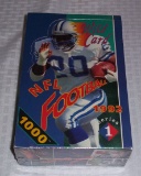 1992 NFL Football Wild Card Series 1 Wax Box 36 Packs Sealed Stars HOF GEM MINT Potential PSA BGS