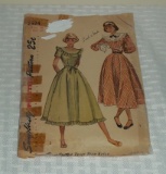 Simplicity Dress Pattern Later 40s Early 50s Misses 2524 Size 16