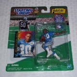 Rare Kenner Starting Lineup Convention Piece MOC NFL Football Barry Sanders 1999 Lions HOF NRMT