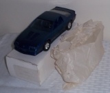 Vintage Dealer Promo Plastic Car 1987 Camaro Z28 Blue w/ Box Great Condition