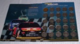 Got Um NASCAR Go For The Gold Complete Coin Medallion Set 24 w/ Rare Scarce 24K Martin 1:150 Gordon
