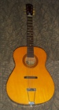 Vintage Wooden Guitar Audition Brand Neck Strings Woolco Woolworth 1960s? Japan 36'' Acoustic