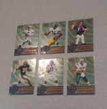 6 Inserts 1998 Pacific Dynagon Turf Marino Elway Aikman Bledose Bettis Dillon